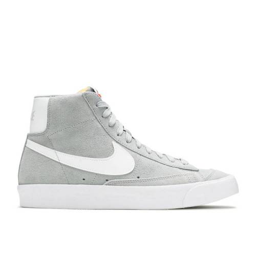 【 NIKE BLAZER MID '77 SUEDE 'LIGHT SMOKE GREY' / LIGHT SMOKE GREY WHITE BLACK 】 ブレイザー ミッド スエード スウェード 灰色 グレー 白色 ホワイト 黒色 ブラック スニーカー メンズ ナイキ|スニケス