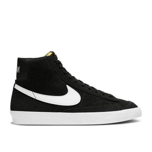 【 NIKE BLAZER MID '77 SUEDE 'BLACK WHITE' / BLACK BLACK BLACK WHITE 】 ブレイザー ミッド スエード スウェード 黒色 ブラック 白色 ホワイト スニーカー メンズ ナイキ