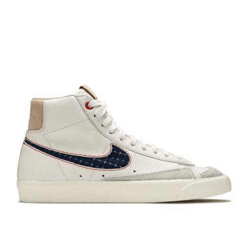 【 NIKE DENHAM X BLAZER MID 'SAIL' / SAIL MIDNIGHT NAVY SUMMIT WHITE 】 ブレイザー ミッド 紺色 ネイビー 白色 ホワイト スニーカー メンズ ナイキ｜スニケス
