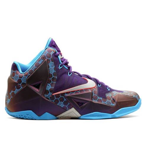 ナイキ Nike レブロン 算する 紫 パープル 青碧 青碧 Hornets スニーカー メンズ Purple Nike Lebron 11 Court Reflective Silvervivid Blue Skywalkerradios Com