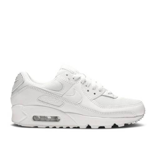 【 NIKE WMNS AIR MAX 90 'WHITE' / WHITE WHITE WOLF GREY WHITE 】 マックス 白色 ホワイト 灰色 グレー エアマックス スニーカー レディース ナイキ