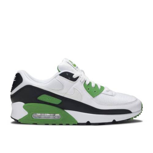 【 NIKE AIR MAX 90 'CHLOROPHYLL' / WHITE WHITE CHLOROPHYLL BLACK 】 マックス 白色 ホワイト 黒色 ブラック エアマックス スニーカー メンズ ナイキ
