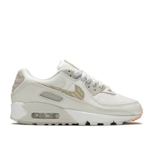 【 NIKE WMNS AIR MAX 90 SE \u0027SUMMIT WHITE LIGHT BONE\u0027 / SUMMIT WHITE WHITE LIGHT BONE 】 マックス 白いこと 白いこと エア湖マックス スニーカー レディース ナイキ