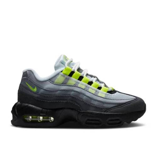 【 NIKE AIR MAX 95 OG PS 'NEON' 2020 / BLACK NEON YELLOW LIGHT GRAPHITE 】 マックス 黒色 ブラック 黄色 イエロー エアマックス ジュニア キッズ ベビー マタニティ スニーカー ナイキ|スニケス