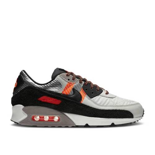 【 NIKE 3M X AIR MAX 90 'LIGHT BONE' / TOTAL ORANGE LIGHT BONE BLACK 】 マックス 橙 オレンジ 黒色 ブラック エアマックス スニーカー メンズ ナイキ|スニケス