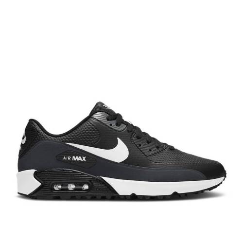 【 NIKE AIR MAX 90 GOLF 'BLACK' / BLACK ANTHRACITE COOL GREY WHITE 】 マックス ゴルフ 黒色 ブラック クール 灰色 グレー 白色 ホワイト エアマックス スニーカー メンズ ナイキ