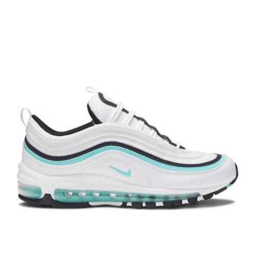 【 NIKE WMNS AIR MAX 97 'TEAL' / WHITE AURORA GREEN BLACK 】 マックス 白色 ホワイト 緑 グリーン 黒色 ブラック エアマックス スニーカー レディース ナイキ|スニケス