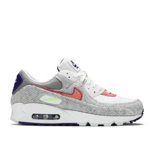 【 NIKE AIR MAX 90 'RECYCLED JERSEYS PACK' / WHITE COURT PURPLE ELECTRIC 】 マックス 白色 ホワイト コート 紫 パープル エアマックス スニーカー メンズ ナイキ｜スニケス