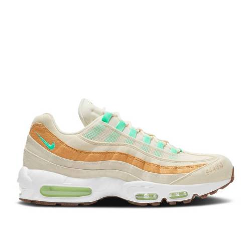 【 NIKE AIR MAX 95 NRG 'PINEAPPLE' / COCONUT MILK METALLIC GOLD WHITE 】 マックス ゴールド 白色 ホワイト エアマックス スニーカー メンズ ナイキ|スニケス