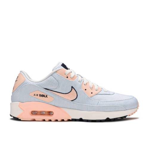 【 NIKE AIR MAX 90 GOLF NRG 'SEERSUCKER' / HYDROGEN BLUE SAIL OBSIDIAN 】 マックス ゴルフ 青色 ブルー エアマックス スニーカー メンズ ナイキ