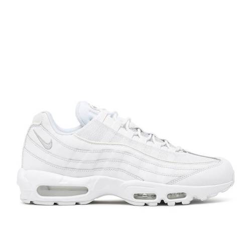 【 NIKE AIR MAX 95 'TRIPLE WHITE' / WHITE GREY FOG WHITE 】 マックス 白色 ホワイト 灰色 グレー エアマックス スニーカー メンズ ナイキ