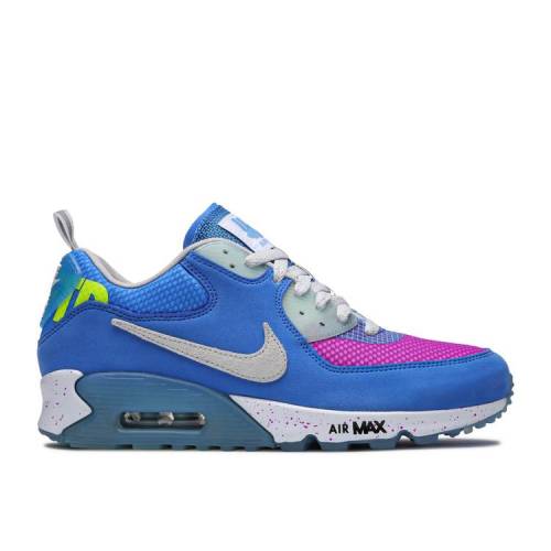 【 NIKE UNDEFEATED X AIR MAX 90 PACIFIC BLUE / PACIFIC BLUE VAST GREY VIVID 】 アンディフィーテッド マックス パシフィック 青色 ブルー 灰色 グレー エアマックス スニーカー メンズ ナイキ