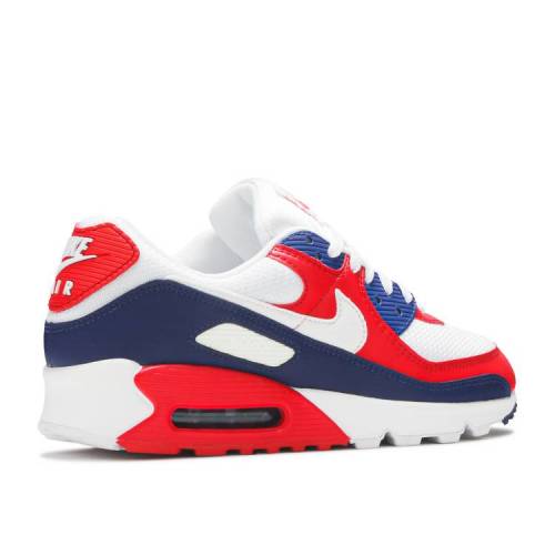楽天市場 ナイキ Nike マックス 白色 ホワイト 赤 レッド エアマックス Usa スニーカー メンズ Red Nike 90 White Obsidian University スニケス