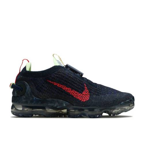 【 NIKE AIR VAPORMAX 2020 FLYKNIT 'OBSIDIAN SIREN RED' / OBSIDIAN BARELY VOLT ANTHRACITE 】 フライニット エアヴェイパーマックス スニーカー メンズ ナイキ