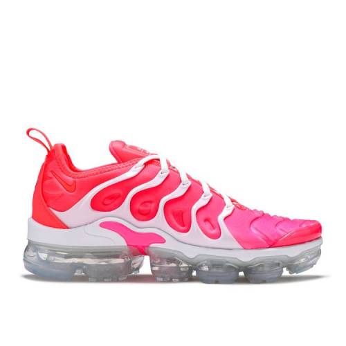 【 NIKE WMNS AIR VAPORMAX PLUS \u0027PINK BLAST\u0027 / PLATINUM TINT PINK BLAST FLASH 】 プラチナム さくら色 ブラジャー同盟罷工 エアヴェイパーマックス スニーカー レディース ナイキ