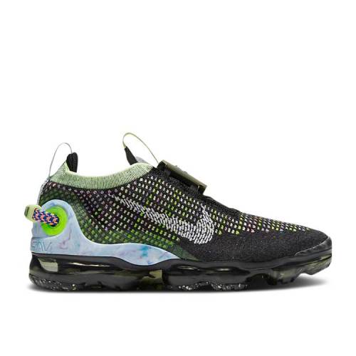 【 NIKE WMNS AIR VAPORMAX 2020 FLYKNIT \u0027BLACK MULTI\u0027 / BLACK BARELY VOLT ATOMIC PINK 】 飛球編み物 黒いこと 黒いこと さくら色 エアヴェイパーマックス スニーカー レディース ナイキ