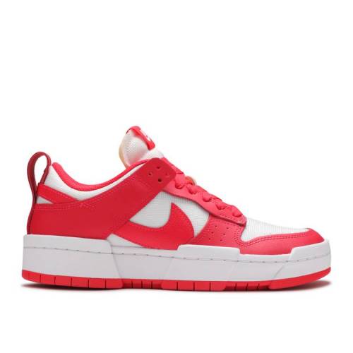 【 NIKE WMNS DUNK LOW DISRUPT \u0027SIREN RED\u0027 / SIREN RED SIREN RED WHITE 】 ダンク 赤 赤いこと 白いこと 白いこと ダンクロー スニーカー レディース ナイキ