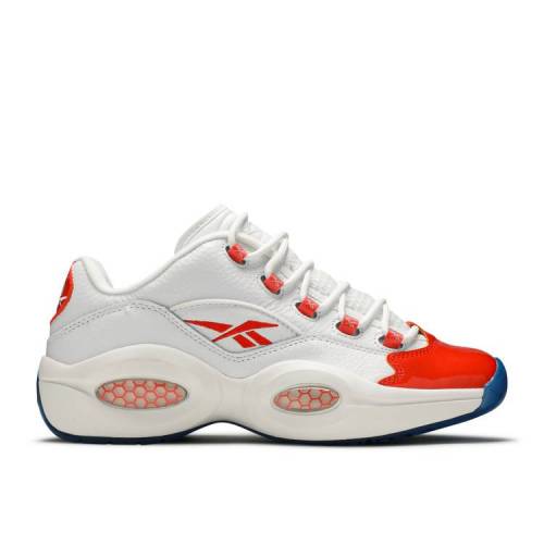 【 REEBOK QUESTION LOW PATENT 'VIVID ORANGE' / WHITE VIVID ORANGE REEBOK ICE 】 リーボック クエスチョン パテント 白色 ホワイト 橙 オレンジ スニーカー メンズ