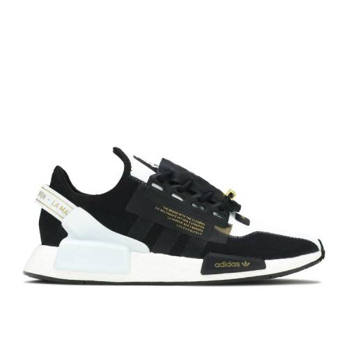 【 ADIDAS STAR WARS X NMD_R1 V2 \u0027LANDO CALRISSIA\u0027 / SKY TINT CORE BLACK GOLD 】 アディダス 天の原 中核グループ 黒いこと 黒いこと ゴールド スターウォーズ スニーカー メンズ