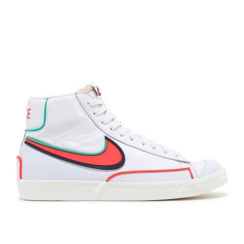 【 NIKE BLAZER MID \u002777 INFINITE \u0027WHITE BLUE VOID CRIMSON\u0027 / WHITE BLUE VOID ROMA GREEN 】 ブレイザー ミッド 青み 青色 白いこと 白いこと 永遠の都 緑 緑であること スニーカー メンズ ナイキ