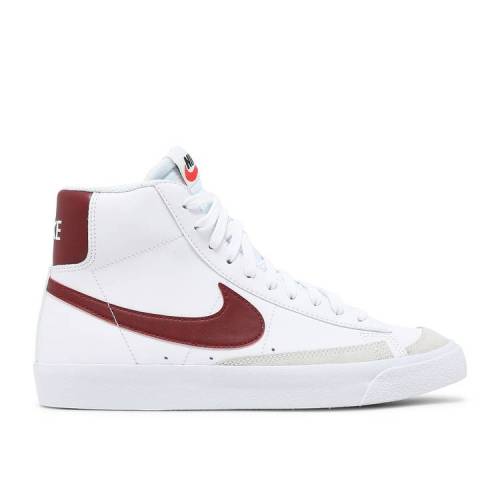 【 NIKE BLAZER MID '77 GS 'WHITE TEAM RED' / WHITE WHITE BLACK TEAM RED 】 ブレイザー ミッド チーム 白色 ホワイト 黒色 ブラック 赤 レッド ジュニア キッズ ベビー マタニティ スニーカー ナイキ｜スニケス