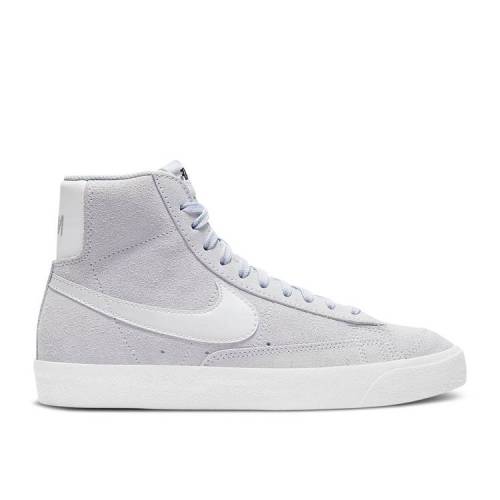 【 NIKE BLAZER MID '77 SUEDE GS 'FOOTBALL GREY' / FOOTBALL GREY BLACK WHITE 】 ブレイザー ミッド スエード スウェード 灰色 グレー 黒色 ブラック 白色 ホワイト ジュニア キッズ ベビー マタニティ スニーカ|スニケス