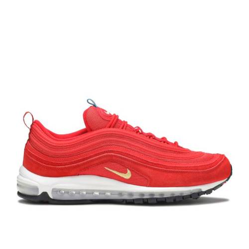 【 NIKE AIR MAX 97 QS 'OLYMPIC RINGS - RED' / CHALLENGE RED METALLIC GOLD 】 マックス リング 赤 レッド ゴールド エアマックス スニーカー メンズ ナイキ