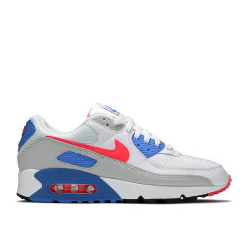【 NIKE WMNS AIR MAX 90 \u0027HOT CORAL\u0027 / WHITE HOT CORAL BLUE CRYSTAL 】 マックス 白いこと 白いこと 青碧 青碧 エア湖マックス スニーカー レディース ナイキ