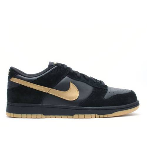ナイキ Nike ダンク 黒いこと 黒奴 ゴールド ダンクロー スニーカー メンズ Nike Nke Black Metallic Gold Odeftg Com