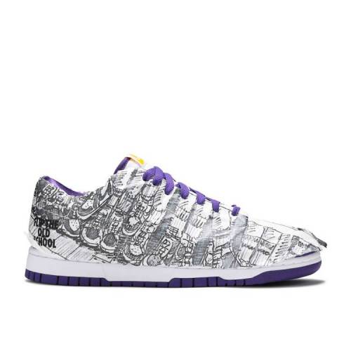 【 NIKE WMNS DUNK LOW 'FLIP THE OLD SCHOOL' / WHITE VARSITY PURPLE VARSITY 】 ダンク 白色 ホワイト 紫 パープル ダンクロー オールドスクール' スニーカー レディース ナイキ 57,660円
