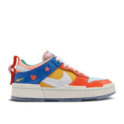 【 NIKE WMNS DUNK LOW DISRUPT 'KID AT HEART' / COPA SAIL SIGNAL BLUE 】 ダンク 青色 ブルー ダンクロー スニーカー レディース ナイキ