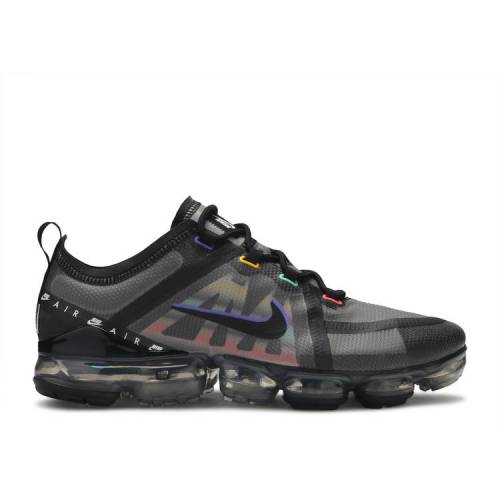 【 NIKE AIR VAPORMAX 2019 SE BLACK MULTI / BLACK BLACK PSYCHIC PURPLE 】 黒色 ブラック 紫 パープル エアヴェイパーマックス スニーカー メンズ ナイキ