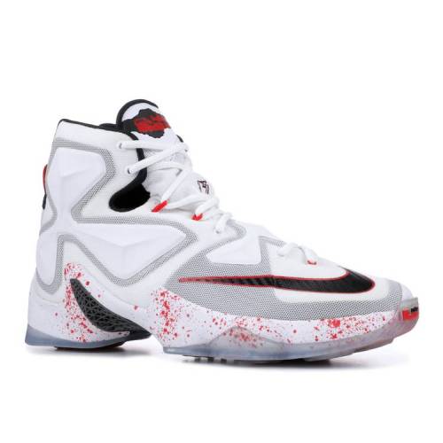 ナイキ Nike レブロン サーティーン 白色 ホワイト 赤 レッド Friday 13th スニーカー メンズ 13 Red Nike Lebron The White Blackuniversity Mergertraininginstitute Com