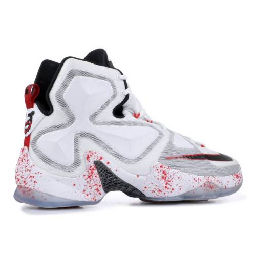 ナイキ Nike レブロン サーティーン 白色 ホワイト 赤 レッド Friday 13th スニーカー メンズ 13 Red Nike Lebron The White Blackuniversity Mergertraininginstitute Com