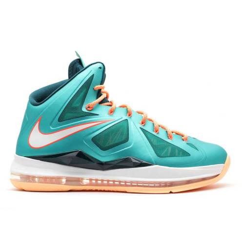 激安本物 10 Lebron Nike メンズ スニーカー ドルフィンズ マイアミ レブロン Nike ナイキ Atmc Orng Tlttl Sldk