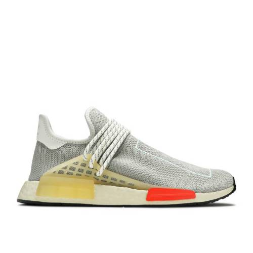 【 ADIDAS PHARRELL X NMD HUMAN RACE 'SESAME' / SESAME SAND BRIGHT RED 】 アディダス 砂色 サンド 赤 レッド スニーカー メンズ