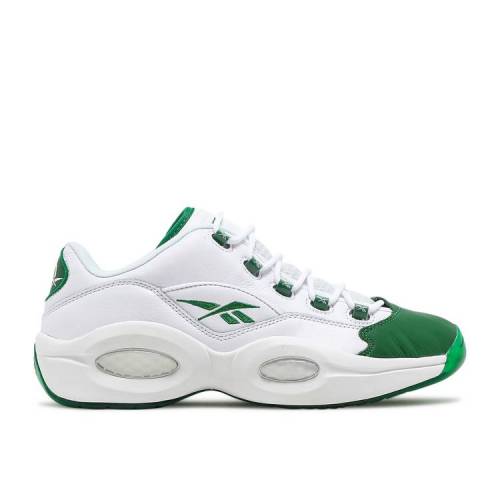 【 REEBOK QUESTION LOW 'GREEN TOE' / GLEN GREEN CLOUD WHITE GLEN 】 リーボック クエスチョン 緑 グリーン 白色 ホワイト スニーカー メンズ|スニケス