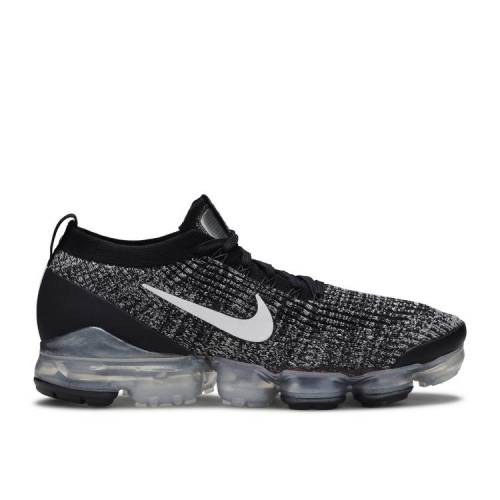 【 NIKE AIR VAPORMAX FLYKNIT 3 OREO / BLACK WHITE METALLIC SILVER 】 フライニット 黒色 ブラック 白色 ホワイト 銀色 シルバー エアヴェイパーマックス スニーカー メンズ ナイキ