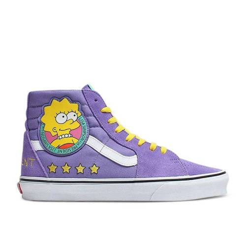 【 VANS THE SIMPSONS X SK8-HI \'LISA 4 PREZ\' / PURPLE 】 バンズ スケートハイ 紫 パープル スニーカー メンズ ヴァンズ