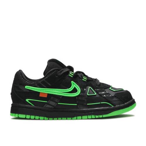 【 NIKE OFF-WHITE X RUBBER DUNK TD \u0027GREEN STRIKE\u0027 / BLACK WHITE GREEN STRIKE 】 象牙色 天然ゴム ダンク 黒いこと 黒いこと 白いこと 白いこと 緑 緑であること ストライク もの言う花 ナイキ