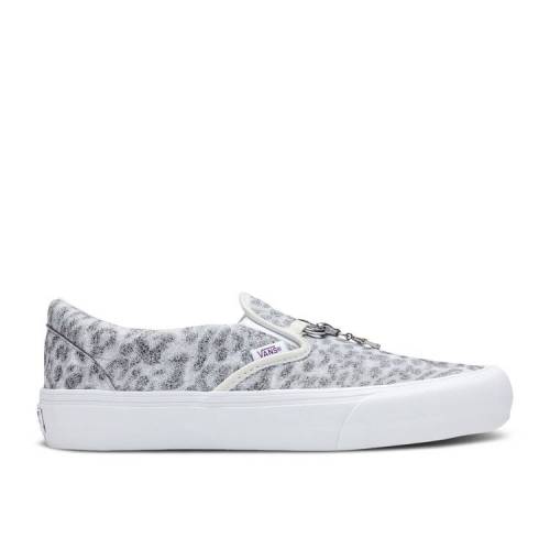 【 VANS NEEDLES X VAULT CLASSIC SLIP-ON V 'ANIMAL PRINT - WHITE' / WHITE 】 バンズ ボルト クラシック スリッポン 白色 ホワイト スニーカー メンズ ヴァンズ|スニケス