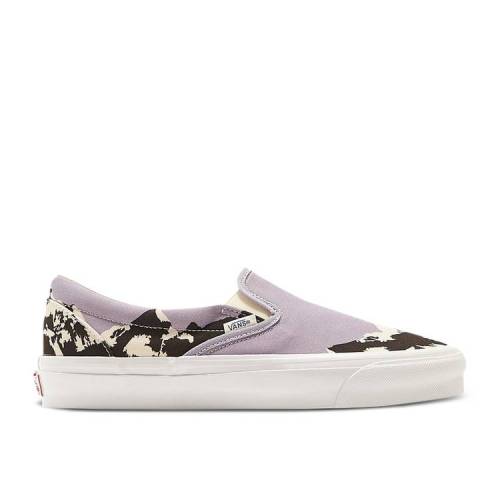 【 VANS KITH X VAULT OG CLASSIC SLIP-ON LX 'MOUNTAIN RANGE' / PURPLE WHITE 】 バンズ ボルト クラシック スリッポン 紫 パープル 白色 ホワイト スニーカー メンズ ヴァンズ｜スニケス
