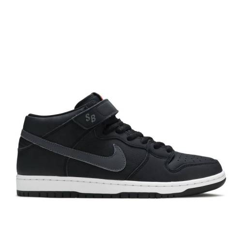 【 NIKE DUNK MID PRO ISO SB 'ORANGE LABEL' / BLACK DARK GREY BLACK WHITE 】 ダンク ミッド プロ エスビー 黒色 ブラック 灰色 グレー 白色 ホワイト スニーカー メンズ ナイキ|スニケス