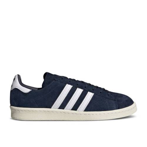 【 ADIDAS CAMPUS 80S 'COLLEGIATE NAVY' / COLLEGIATE NAVY CLOUD WHITE OFF 】 アディダス キャンパス 紺色 ネイビー 白色 ホワイト スニーカー メンズ