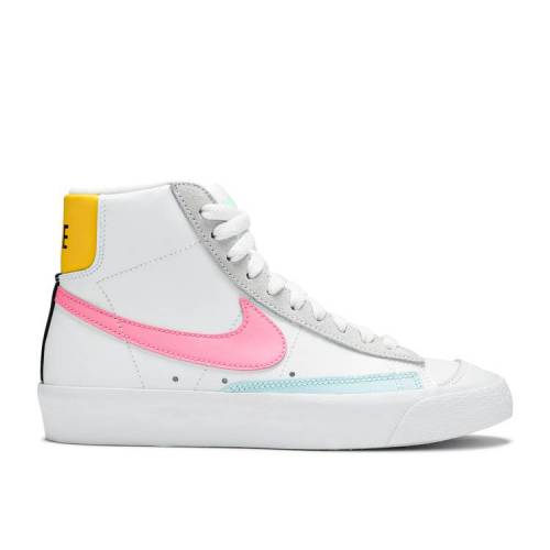 【 NIKE WMNS BLAZER MID \u002777 VINTAGE \u0027PASTEL\u0027 / WHITE PINK GLOW PURE PLATINUM 】 ブレイザー ミッド ビンテージ ヴィンテージ 白いこと 白いこと さくら色 純一無雑 プラチナム スニーカー レディース ナイキ