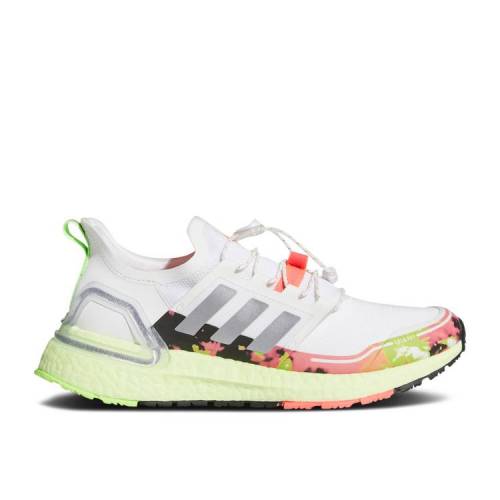 【 ADIDAS WMNS ULTRABOOST WINTER.RDY \u0027WHITE SIGNAL PINK\u0027 / CORE WHITE SILVER METALLIC 】 アディダス 中核グループ 白いこと 白いこと しろがね色 しろがね色 スニーカー レディース