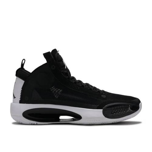 【 AIR JORDAN JORDAN 34 'ECLIPSE' / BLACK BLACK METALLIC SILVER 】 ナイキ 黒色 ブラック 銀色 シルバー エアジョーダン スニーカー メンズ｜スニケス