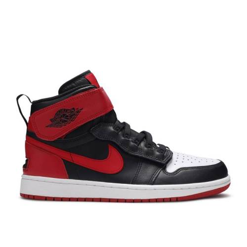 【 AIR JORDAN JORDAN 1 HIGH FLYEASE 'BLACK TOE' / BLACK GYM RED WHITE BLACK 】 ナイキ ハイ 黒色 ブラック 赤 レッド 白色 ホワイト エアジョーダン スニーカー メンズ
