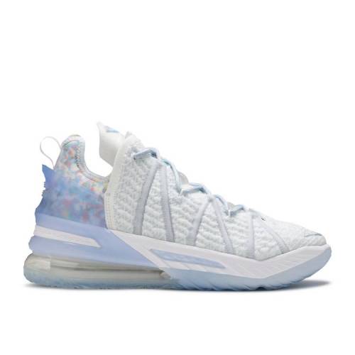 【 NIKE LEBRON 18 'PLAY FOR THE FUTURE' / BLUE TINT CLEAR WHITE 】 レブロン 青色 ブルー 白色 ホワイト スニーカー メンズ ナイキ｜スニケス 57,840円