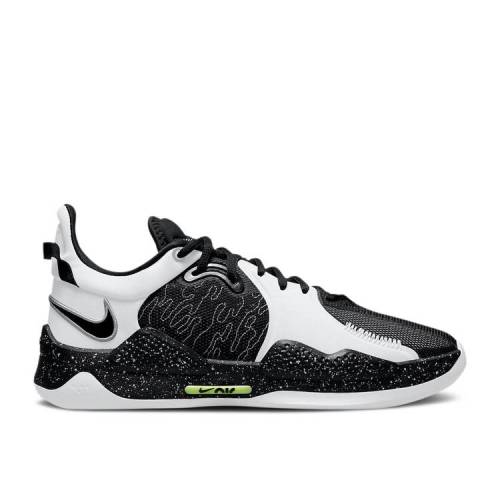 【 NIKE PG 5 'BLACK VOLT' / BLACK BLACK WHITE VOLT 】 黒色 ブラック 白色 ホワイト スニーカー メンズ ナイキ|スニケス